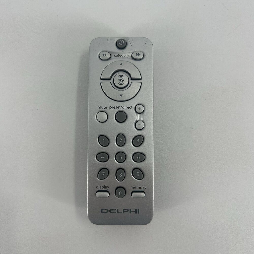 Official Delphi Silver XM Satellite Radio Remote Control for SkyFi & SkyFi 2!